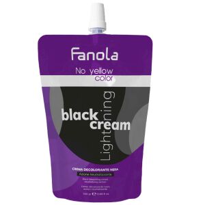 Fanola NO YELLOW Color Lightening Cream Black 500g