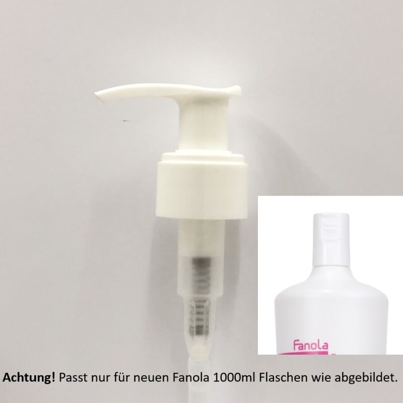 Fanola Pumpe Weiß, für 1 L Flaschen - Hair Shop 24